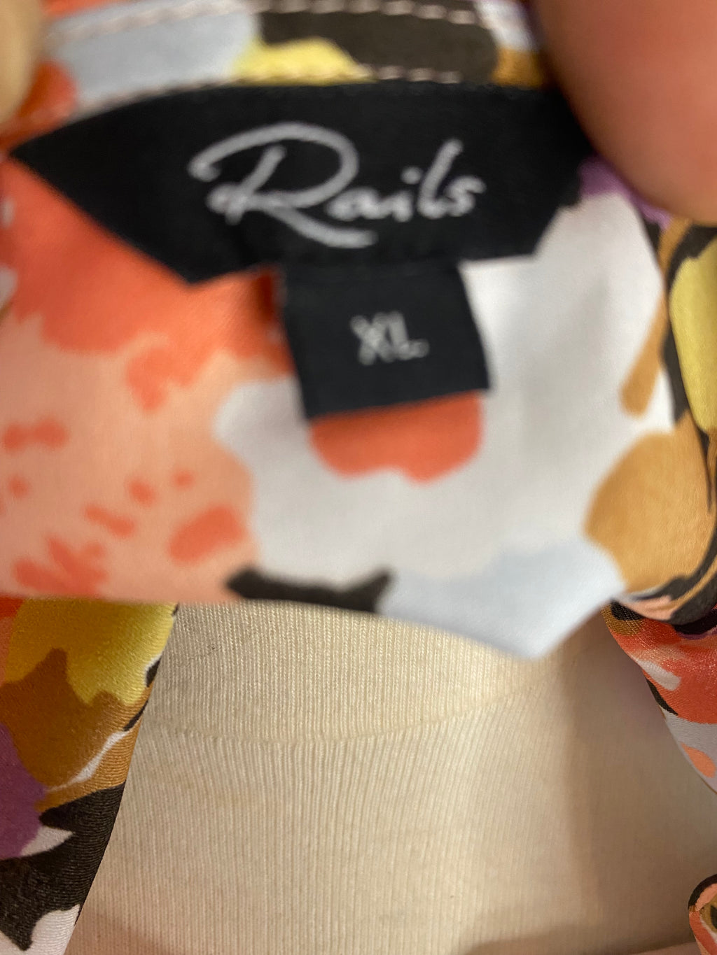 Rails floral midi dress (XL)