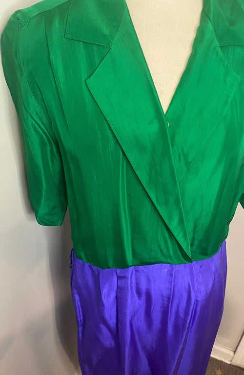Argenti 100% silk sports dress (Sz 8)