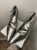 Karl Lagerfeld leather pumps (Sz 11)