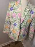 Tahari floral blazer (Sz 14)