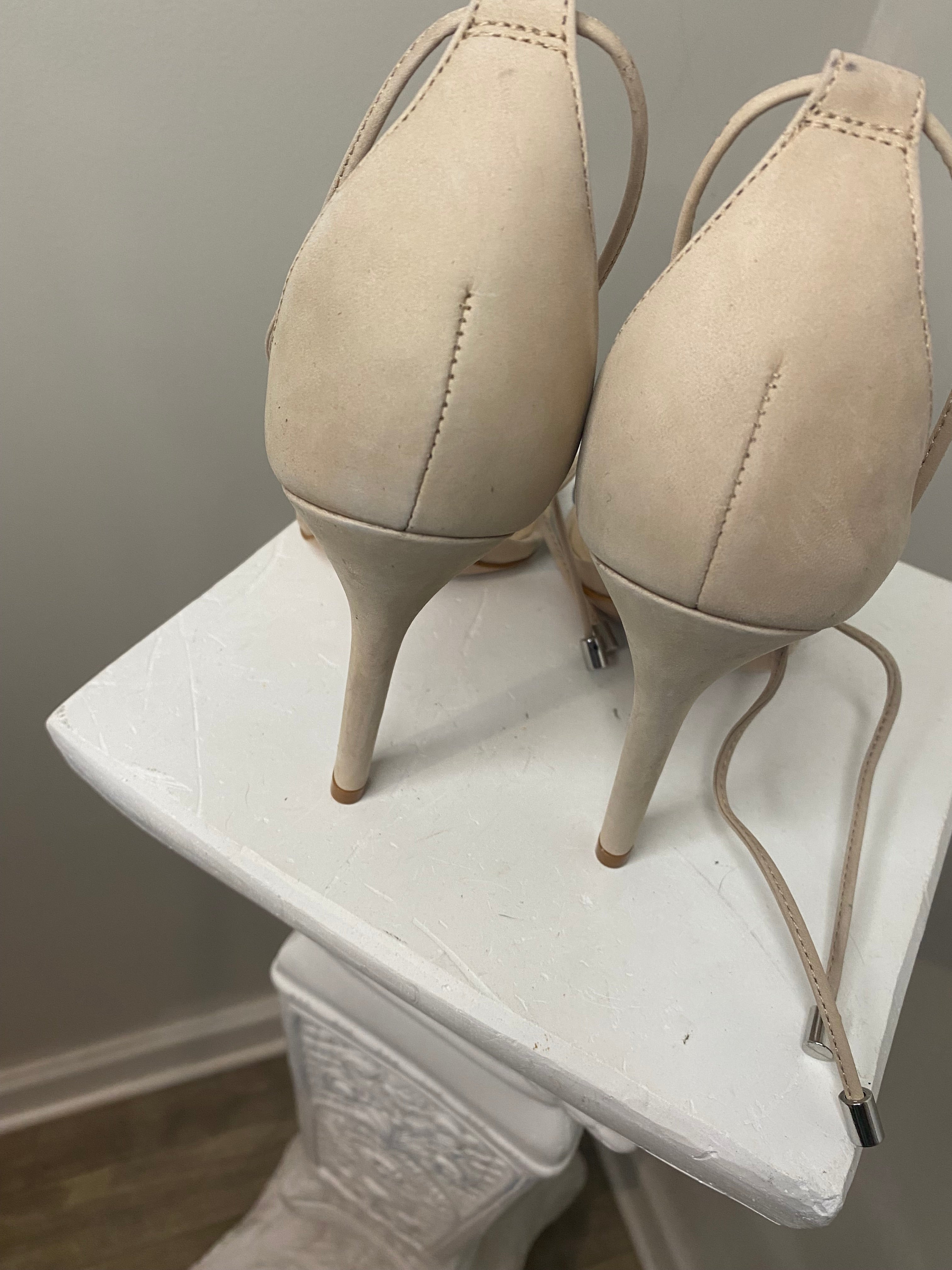 Schutz nude strappy heel (Sz 8.5)