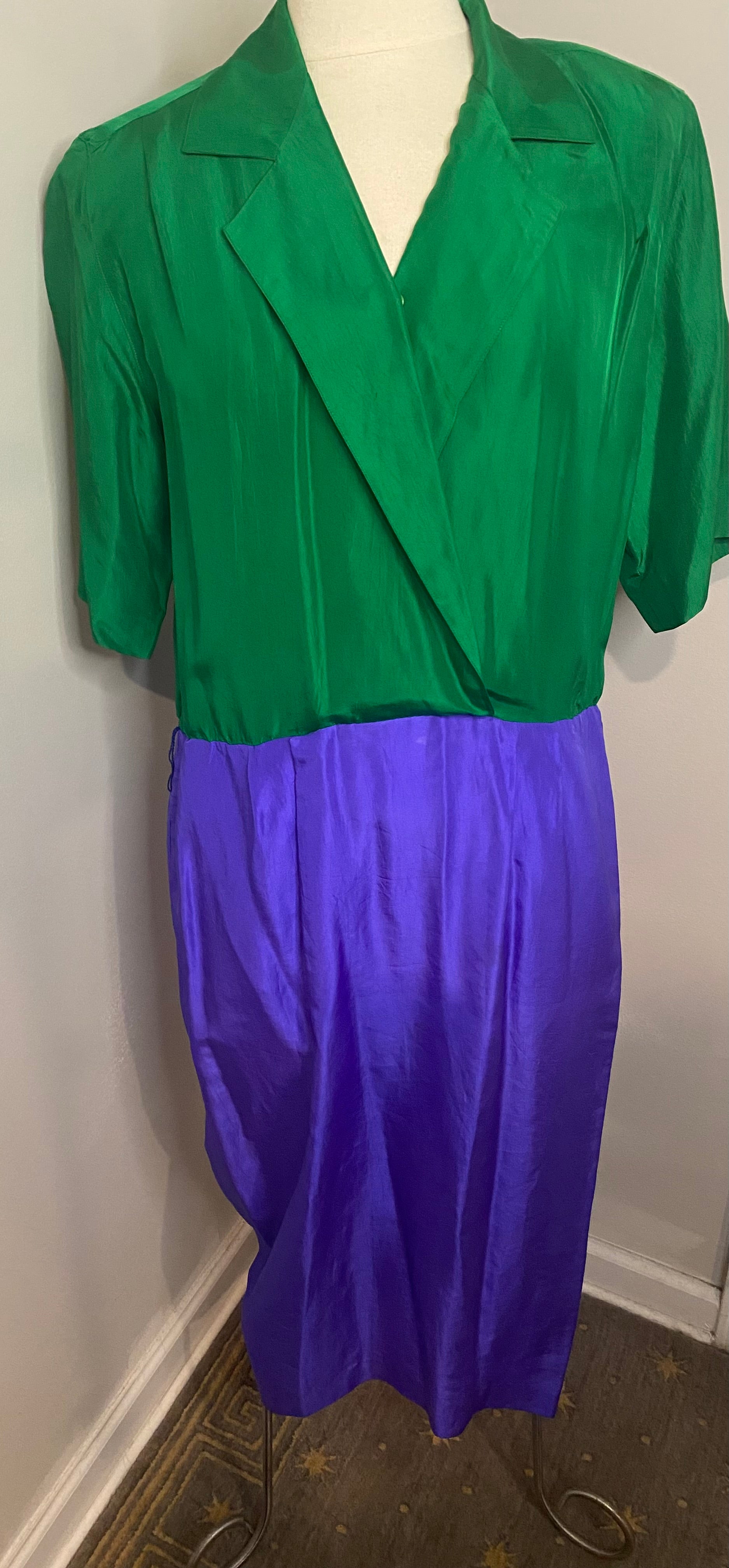 Argenti 100% silk sports dress (Sz 8)