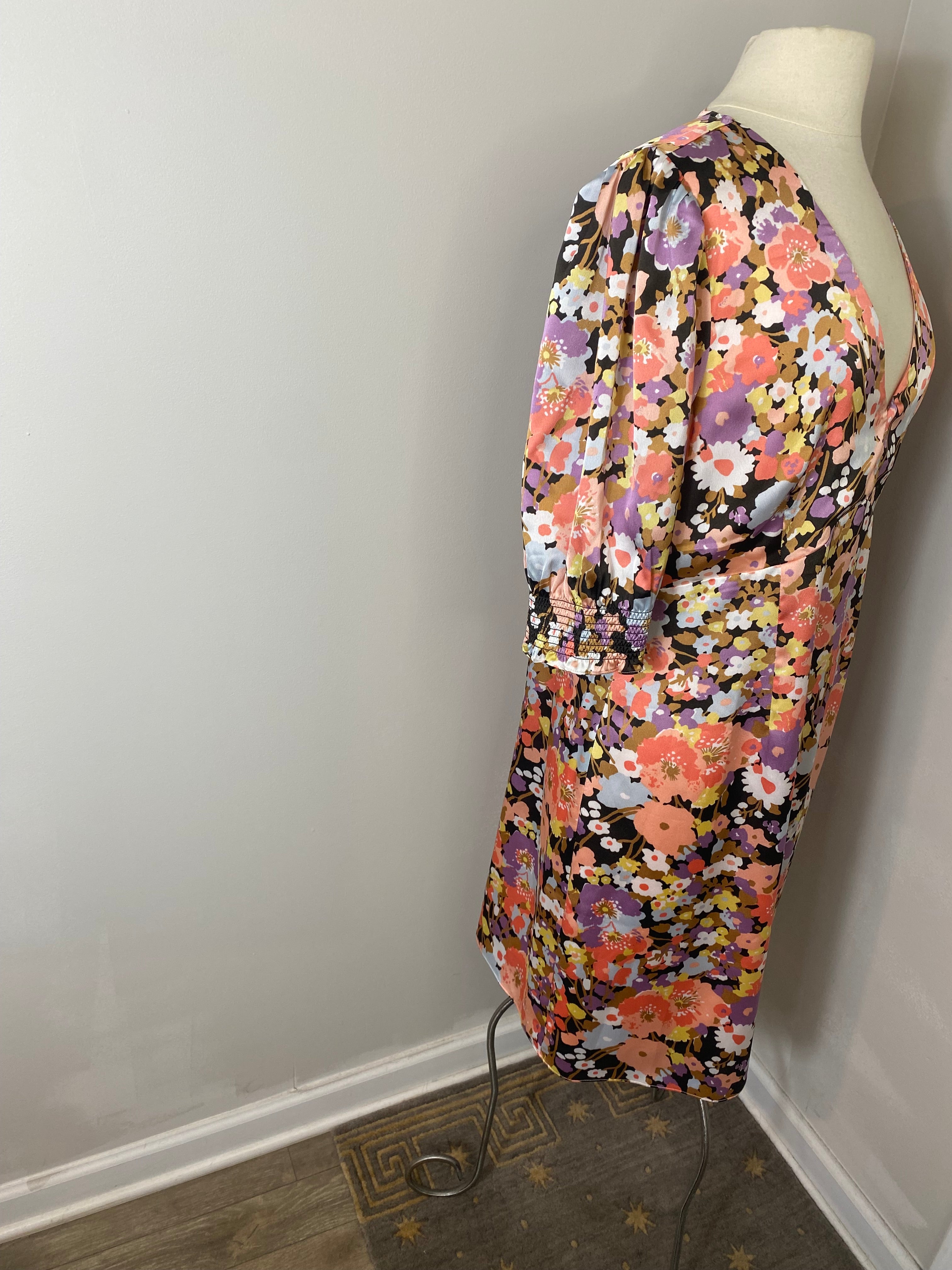 Rails floral midi dress (XL)